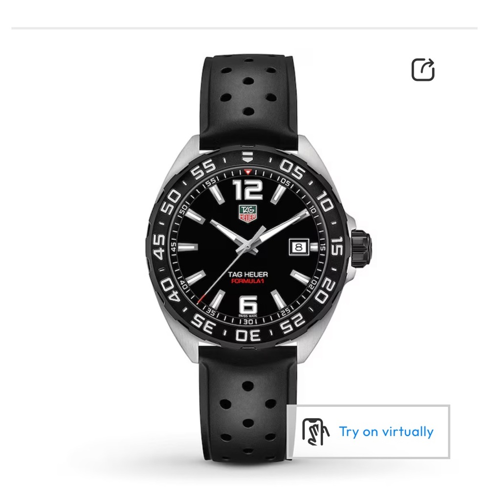 ⌚ TAG Heuer Formula 1 Swiss Watch – Box & Receipt Included